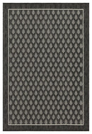 Sunshine - 5'3" X 7'3" Indoor, Outdoor Polypropylene Area Rug - Anthracite