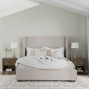 Lev - Bedside Table - Smoky Brown