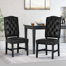 Elegant Dining Chair With Button Tufted Design