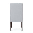 Sophisticated Tufted Dining Chair With High Back Design