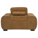 Octavia - Fabric Upholstered Track Arm Accent Chair