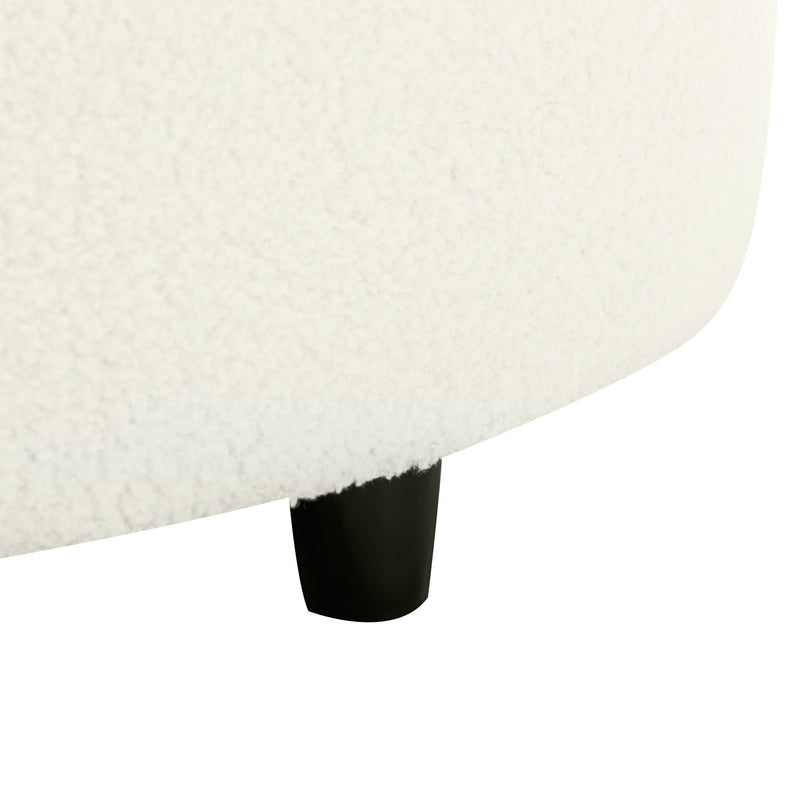 Modern Living Room Sofa Lamb Velvet Upholstered For Home