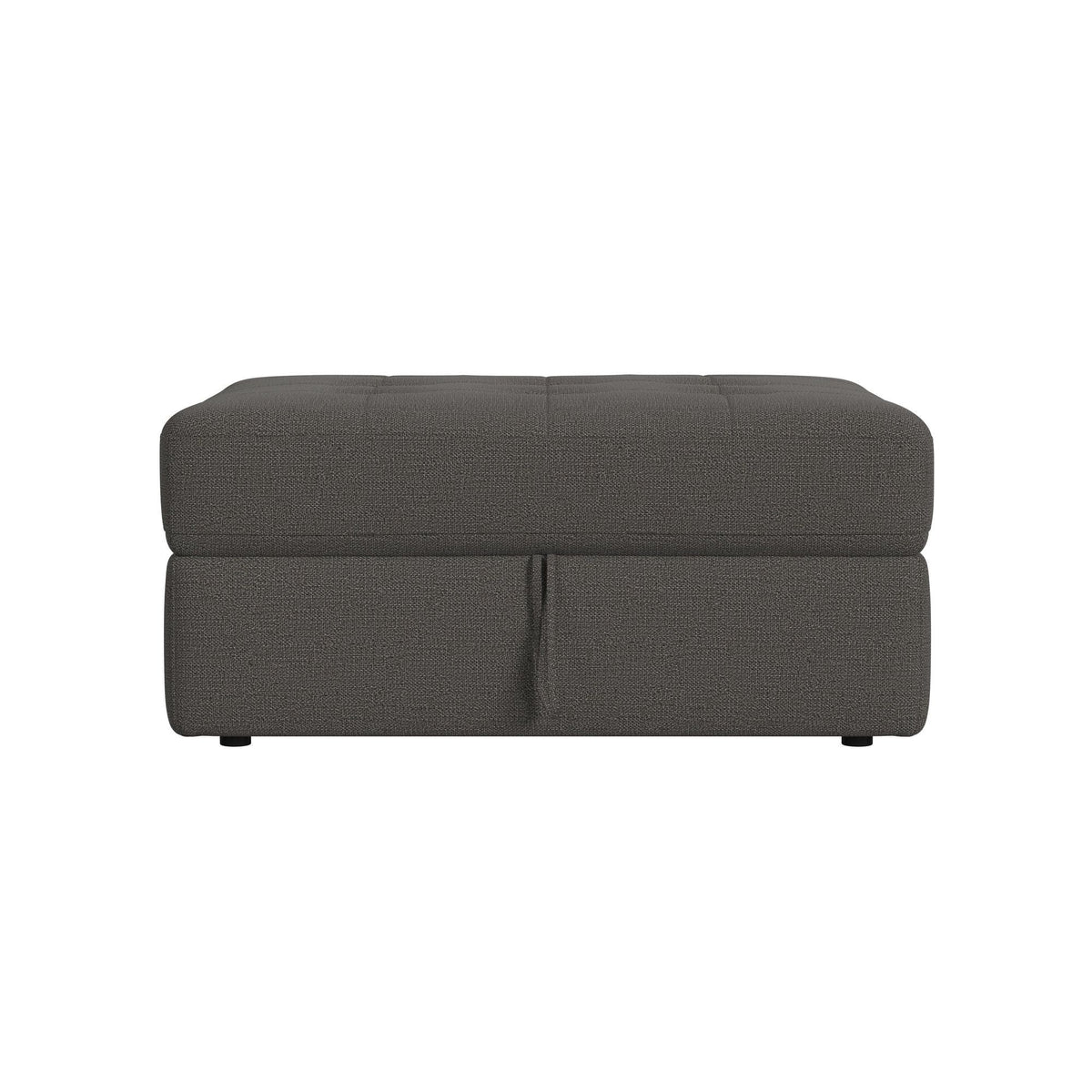 Options One Storage Ottoman in Blue by Elements International, view 12