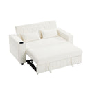 Pull-Out Sofa Bed Convertible Couch With Adjustable Backrest For Living Room