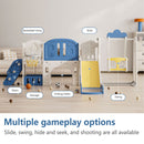 Toddler Slide Kids Playground With Basketball Hoop And Swing