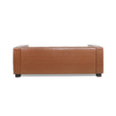 Contemporary 3 Seater Sofa With Tuxedo Design