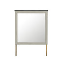 Augusta - Mirror With Sleek Frame, Large Scale Mirror For Dresser - Beige Brown