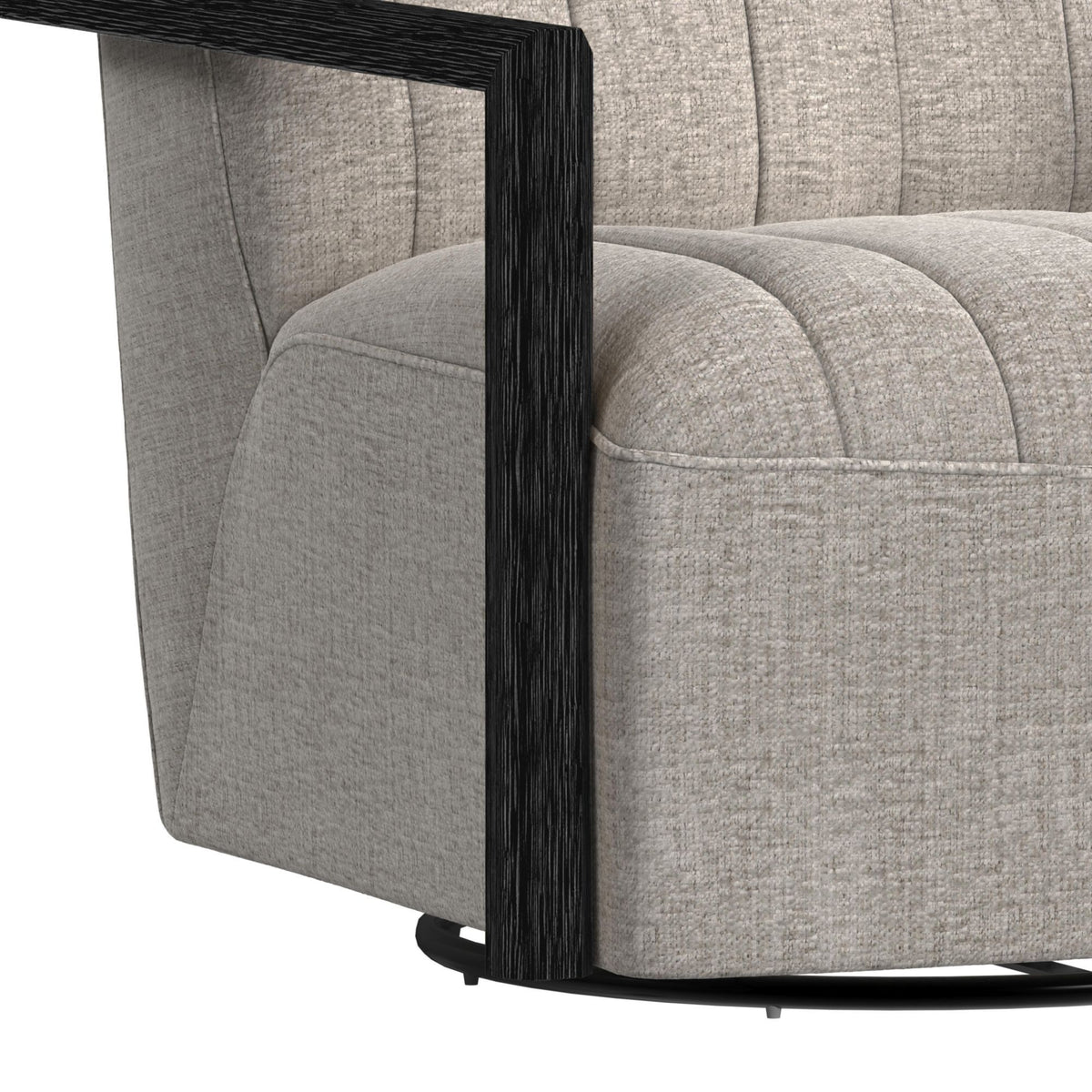 Blaze Swivel Chair in Beige by Elements International, view 9