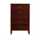 Daniel - Chest, 5 Drawer Storage Unit - Cherry