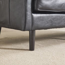 Mid Century Modern Loveseat Sofa With USB Ports, Removable Pillow Cover