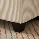 Convertible Chaise Lounge Sofa Chair With USB Ports, Cup Holders, Phone Holder And Storage