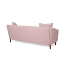 Contemporary 3 Seater Sofa With Plush Accents