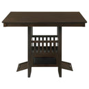 Jaden - Square Counter Height Dining Table - Espresso - Atlantic Fine Furniture Inc