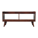 Open Top Media Unit - Brown