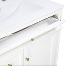 Freestanding Bathroom Vanity With Sink, Soft Closing Door, Tip Out Drawer