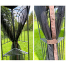 Patio Gazebo Tent With Ventilated Double Roof And Mosquito Net