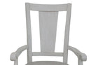 Katia - Arm Chair (Set of 2) - Light Gray / White