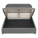 Upholstered Platform Bed With Hydraulic Storage System