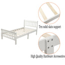 Platform Bed, Mattress Foundation Sleigh Bed With Headboard, Footboard, Slat Support