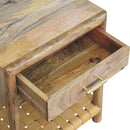 Regency - Woven Nightstand With Drawer - Light Brown