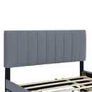 Platform UpholsteredBed With 2 Drawers And Twin Long Trundle