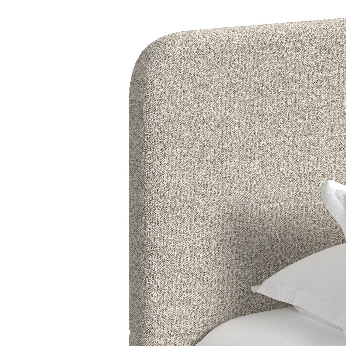 Stellar Upholstered Bed With 13 Slats in Beige by Elements International, view 6