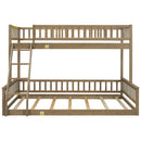 Bunk Bed With Ladder And Guardrails