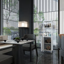 Storage Cabinet With Tall Linen Tower, Multifunctional For Bathroom