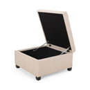 Isabella - Contemporary Ottoman With Storage