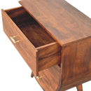 Agra - Bedside Table - Chestnut