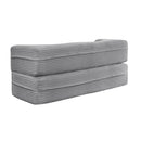 Floor Convertible Sleeper Sofa Bed With 2 Pillows