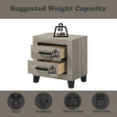 Mari - Nightstand - Light Gray Finish