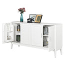 4 Door Sideboard Storage Cabinet With Door Shelf