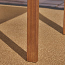 Celestaria - 3 Piece Outdoor Chat Set With Adirondack Chairs, Cushions And Side Table