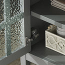 Bathroom Vanity With Ceramic Sink, Adjustable Shelf & Tip Out Tray