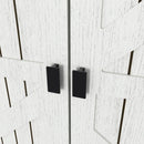 Modern Minimalist Shoe Cabinet With Sliding Door Design - White