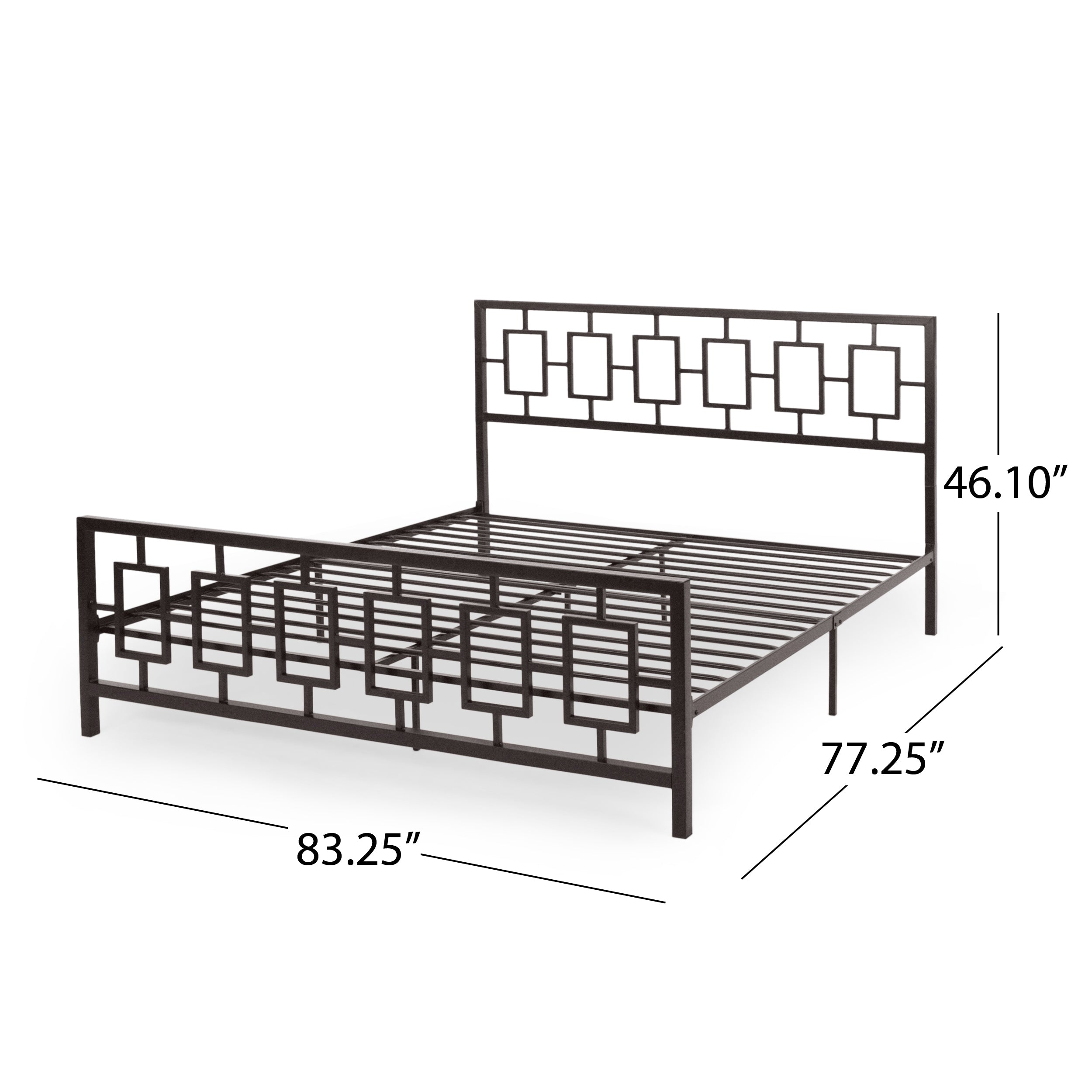 KING SIZE METAL BED - Atlantic Fine Furniture Melbourne FL