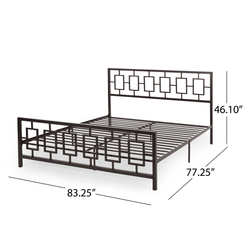 KING SIZE METAL BED