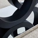 Contemporary Style Glass Top Coffee Table