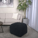 Spongy Microfiber Square Pouf Soft Seating