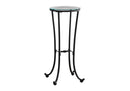 Accent Side Table, Plant Stand, Round, Contemporary & Modern - Black