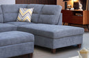 Diego - Sectional Sofa With Right Facing Chaise, Storage Ottoman, And 2 Accent Pillows