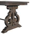Stone - Counter Height Dining Table - Smokey Walnut