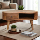 Wave Coffee Table With 1 Drawer