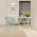 2 Pack Lounge Chair Set & Folding Square Table