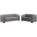 Upholstered 3 Piece Sofa Set With Legs