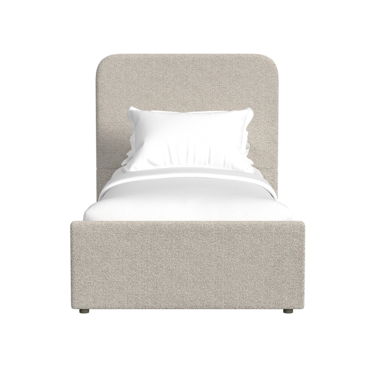 Stellar Upholstered Bed With 13 Slats in Beige by Elements International, view 7