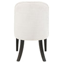 Leandro - Upholstered Dining Side Chair (Set of 2) - Cream
