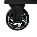 9 Drawer Multifunctional Steel Tool Cart With Wheels And Wooden Top