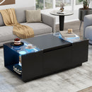 LED Coffee Table, Modern Center Table